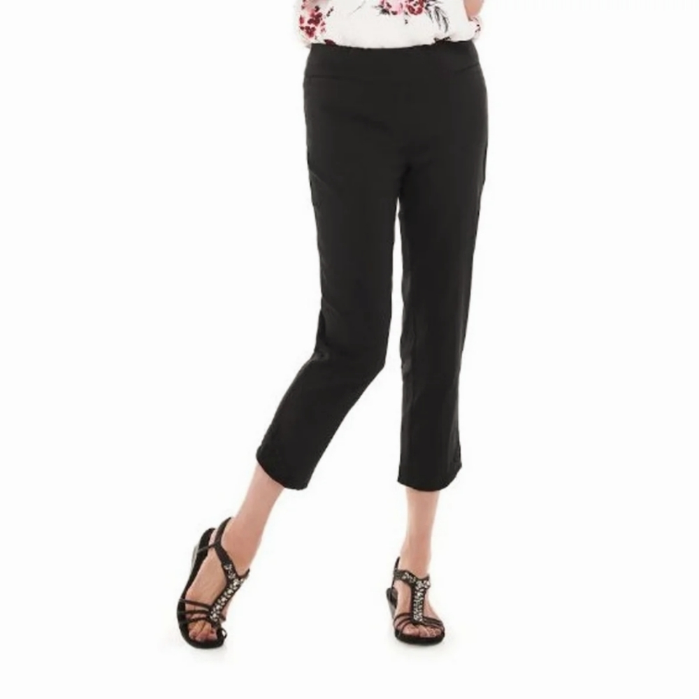🆕 Croft & Barrow Tummy Control Lace Hem Capris